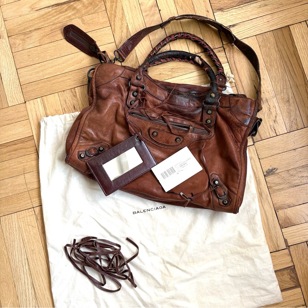 Balenciaga City Bag in Castagna Brown